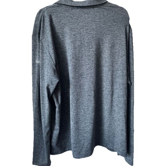 New Alo Conquer 1/4 Zip Reform Long Sleeve Size Small Color Dark Heather Grey - Picture 6 of 6